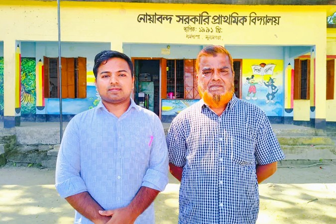 যে স্কুলে শুরু হয়েছিল শৈশব, সেখানেই বাবার সহকর্মী ছেলে