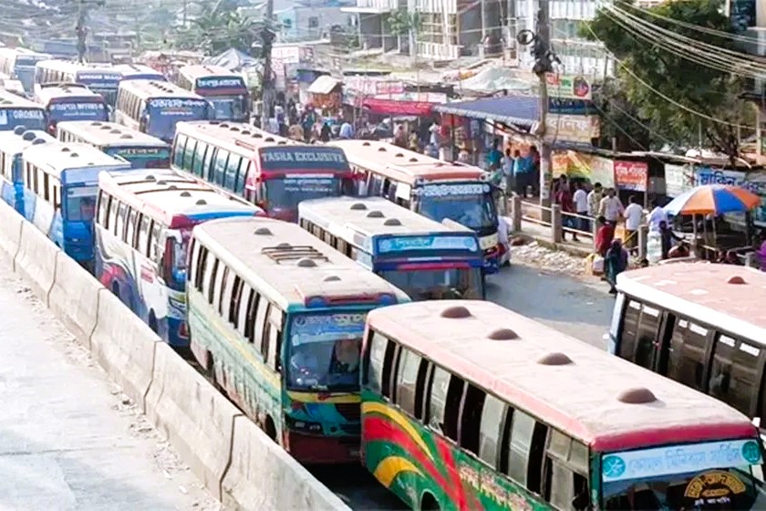 বাস-মিনিবাসের ভাড়া বাড়িয়ে, প্রজ্ঞাপন জারি 