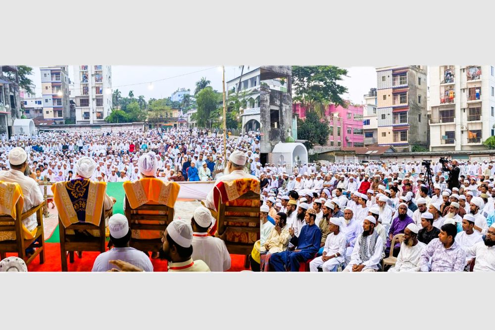 ‘নবীর পরে নবী নাই, সংসদে আইন চাই’ স্লোগানে ঝালকাঠিতে খতমে নবুওয়ত সম্মেলন অনুষ্ঠিত